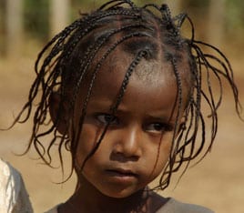 Ethiopian child - March 2008 Ethiopia sponsor tour