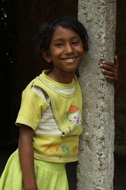 smiling Indian girl