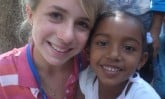 A sponsor with her sponsored child