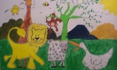 Artwork by sponsored child in Guatemala