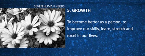 7 human needs growth