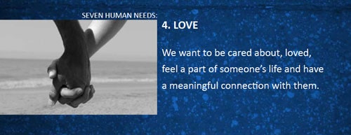7 human needs love