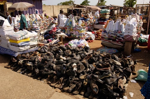 ending poverty shoe market in ghana