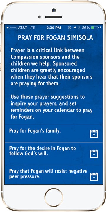 Compassion App Pray