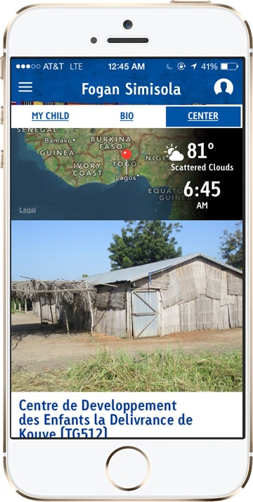 Compassion App Weather Map