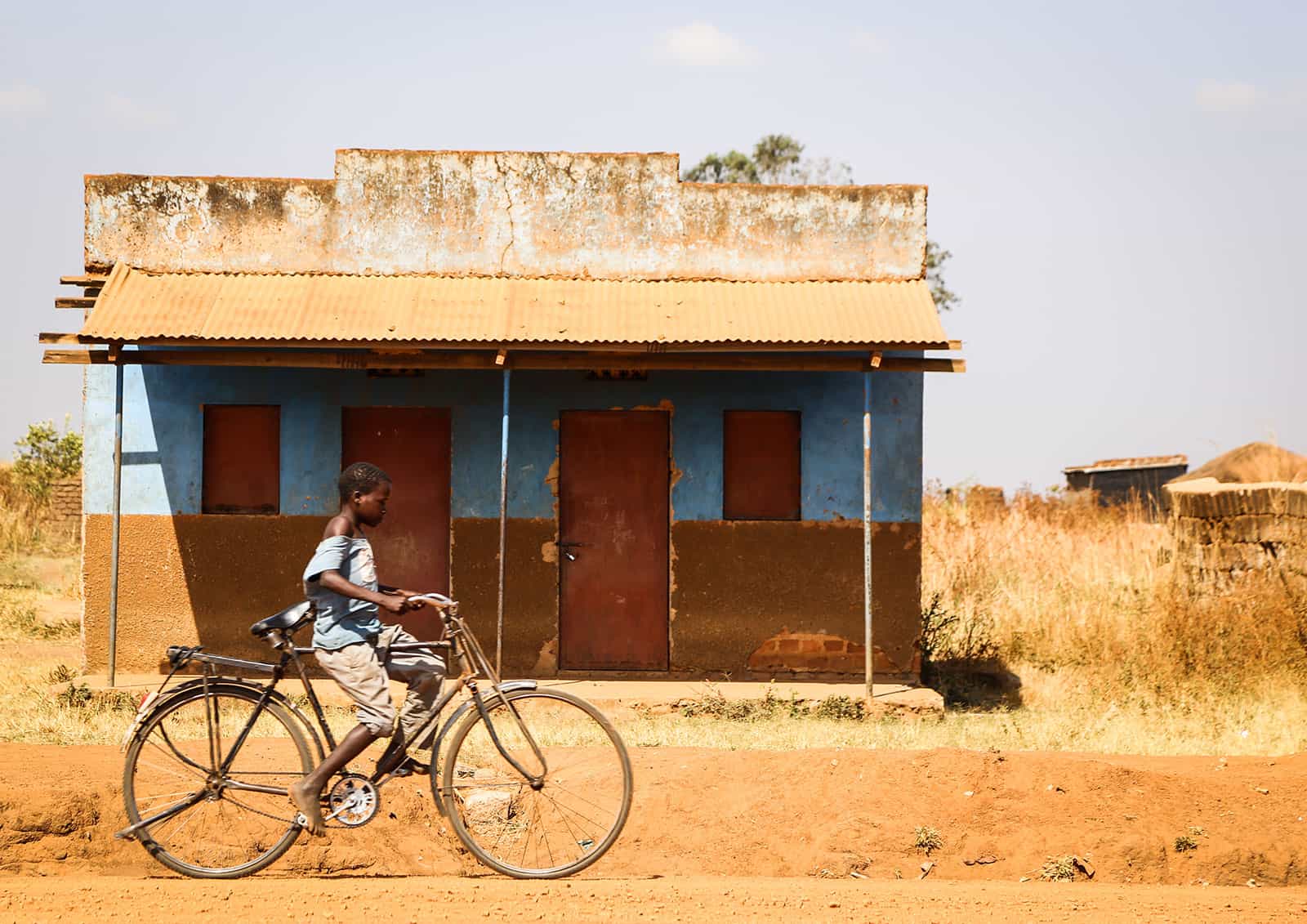 Day of the African Child Riding a Bike
