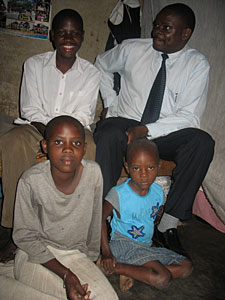 Dr. Yona Kapere with a Compassion-assisted family
