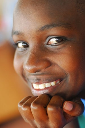 Photo of a Ugandan child taken by Keely Scott during Uganda blog trip - February 2008