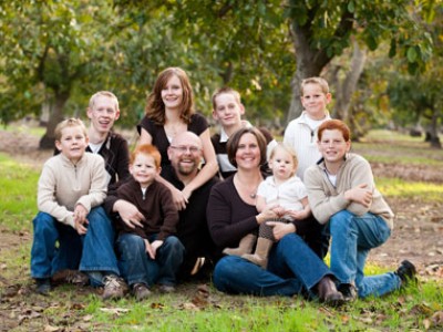 Lisa and Eric Kjeldgaard and family