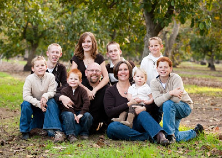 Lisa and Eric Kjeldgaard and family