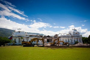 Haiti's presidential palace destroyed after earthquake