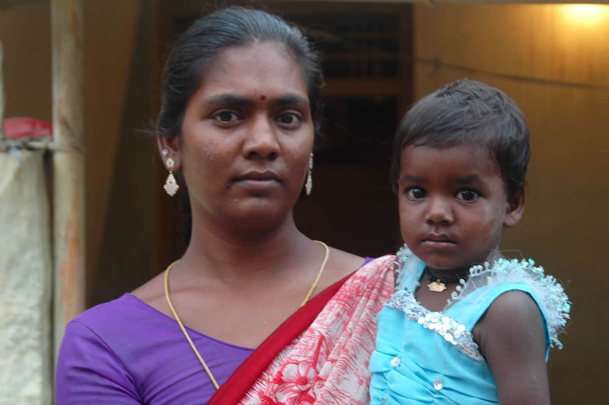Infanticide in India Radhika with her Daughter