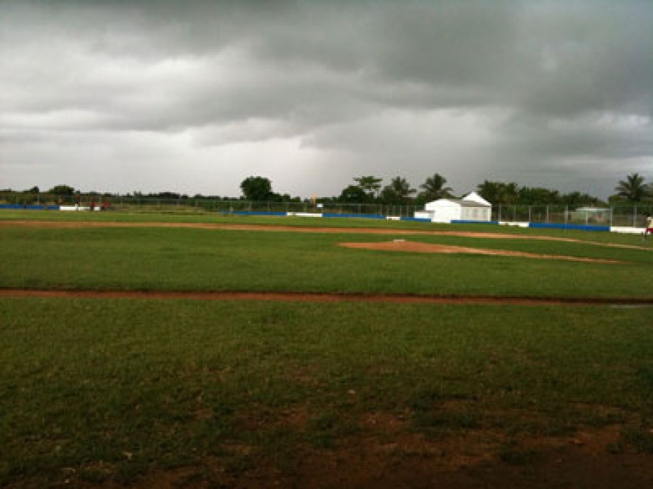A baseball field in the Dominican Republic