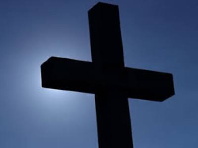 silhouette of cross