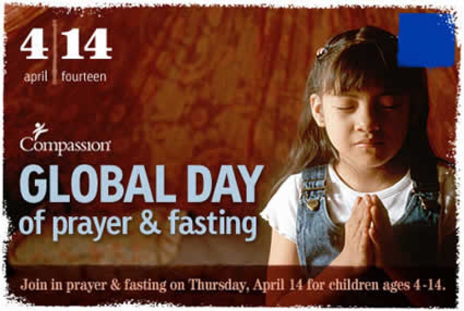 An ad graphic for the Global Day of Prayer and Fasting