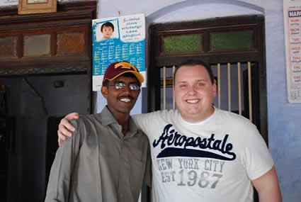 Torrey Laffoon with person he sponsored
