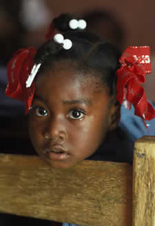 young Haitian girl