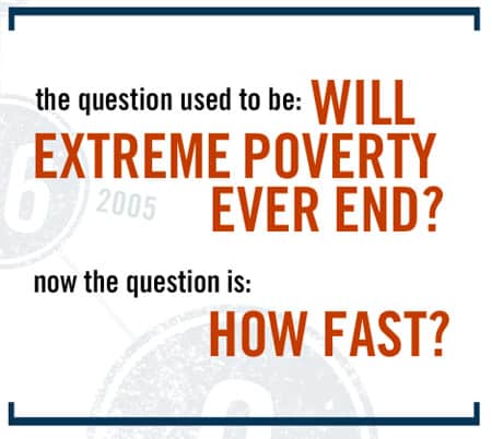 how fast will poverty end