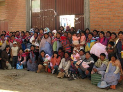 mothers and their babies at a child survival program center