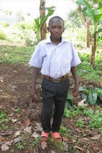 young boy posing for photo