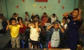 Ecuadoran children in classroom