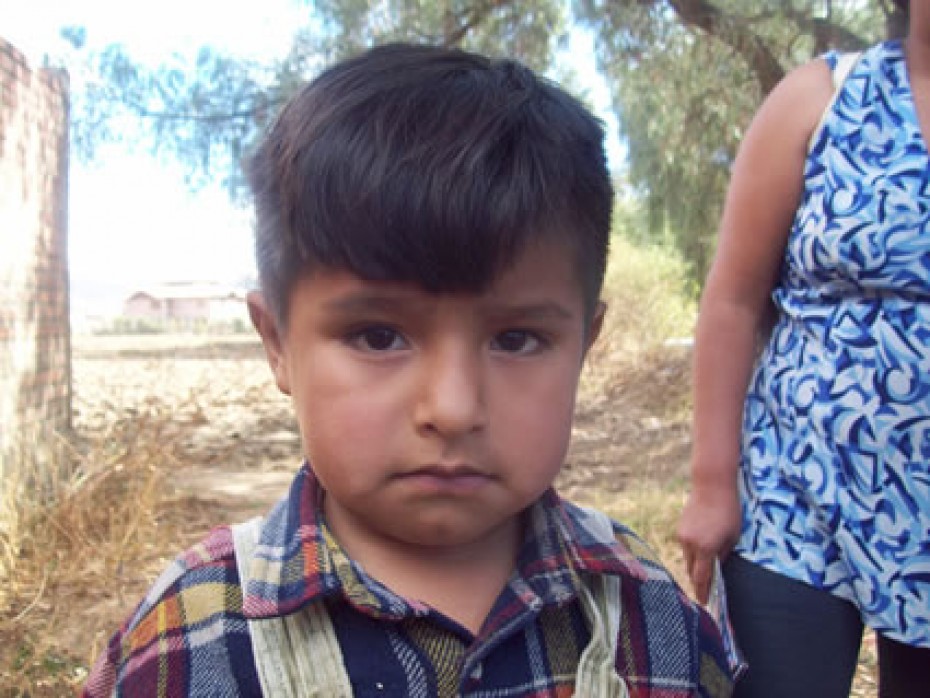 young boy close up