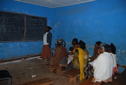 women in a classroom