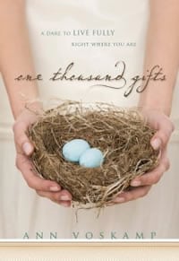 book cover for one thousand gifts