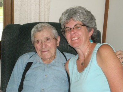 woman with a man sitting in a chair