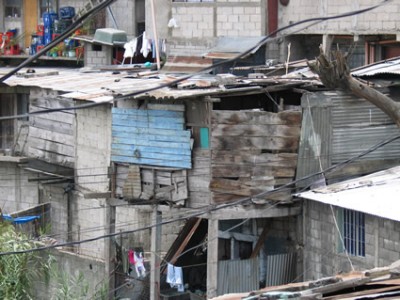 A shanty-style house in Guatemala