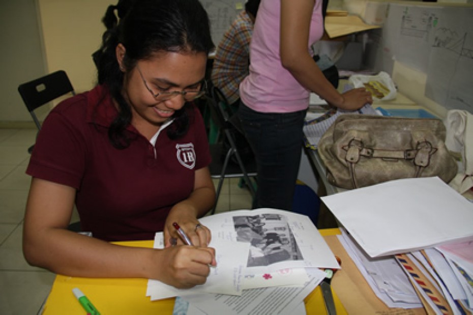 woman writing letter