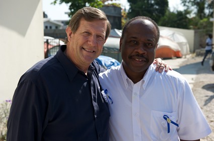 Wess Stafford with another man