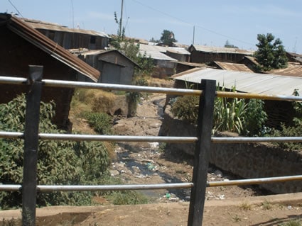 houses with tin roofs