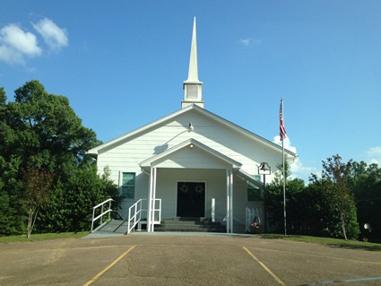 outside of a church building