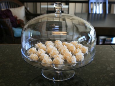 Coconut desert balls.
