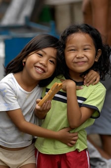 two smiling Filipino girls