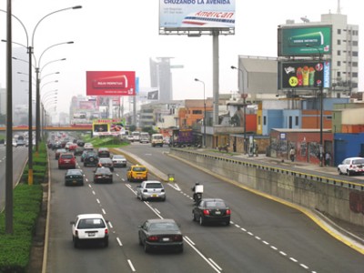 heavy traffic on city street