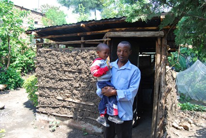 Man holding child