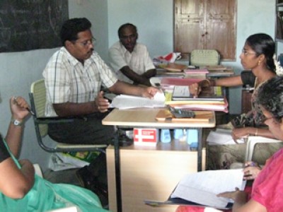 group of people during staff meeting