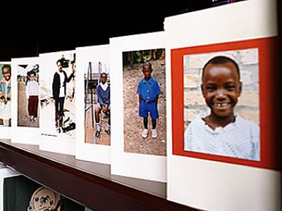 row of children's photos