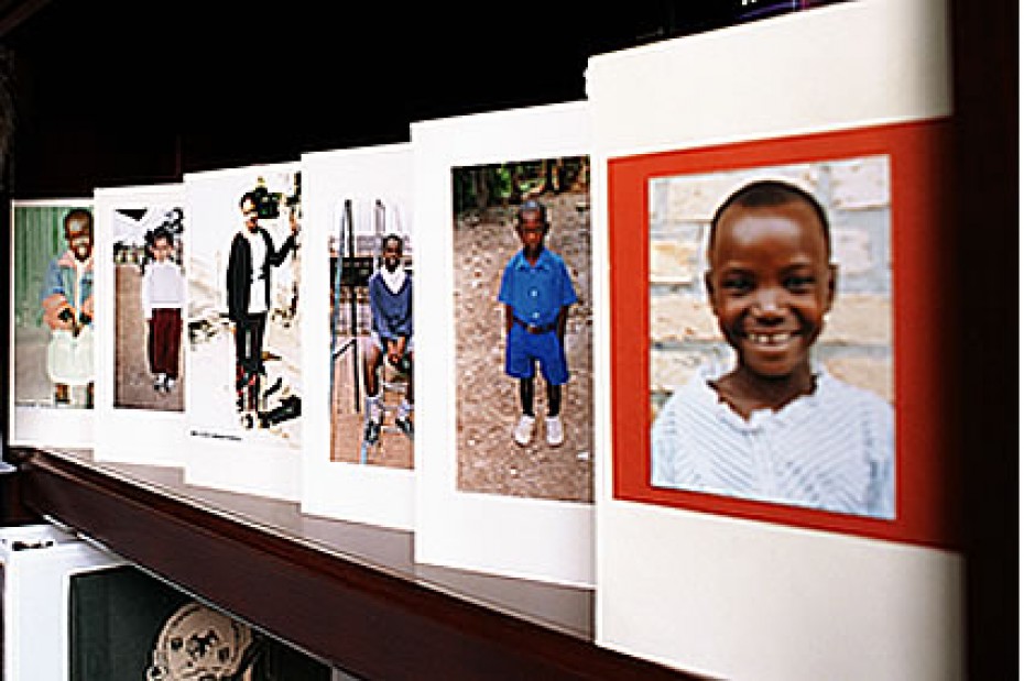 row of children's photos