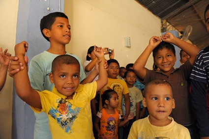 group of happy children