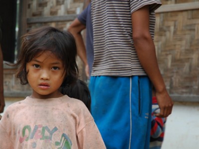 Thai girl in pink shirt