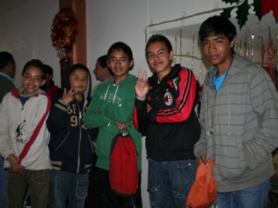 group of Mexican teens