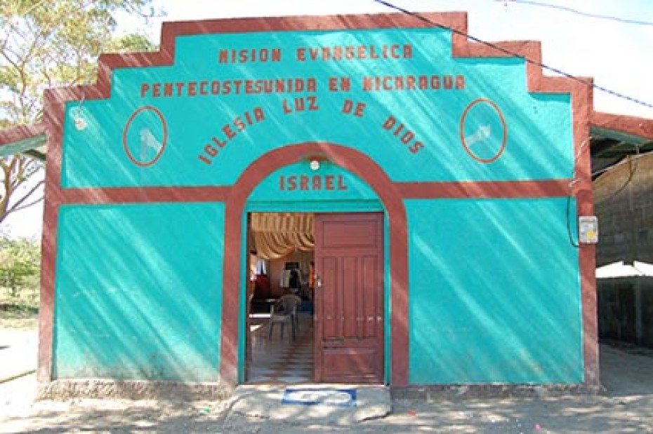 exterior of church in Nicaragua