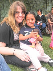 sponsor with her sponsored child