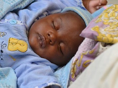 sleeping infant