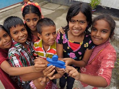 group of smiling children