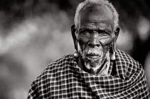 definition of beauty elderly maasai