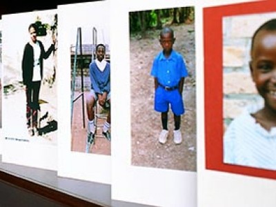 row of children's photos